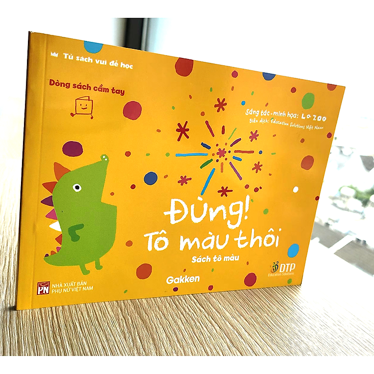 Đùng! Tô Màu Thôi - Tủ sách vui để học - Sách tô màu - Dòng sách cầm tay