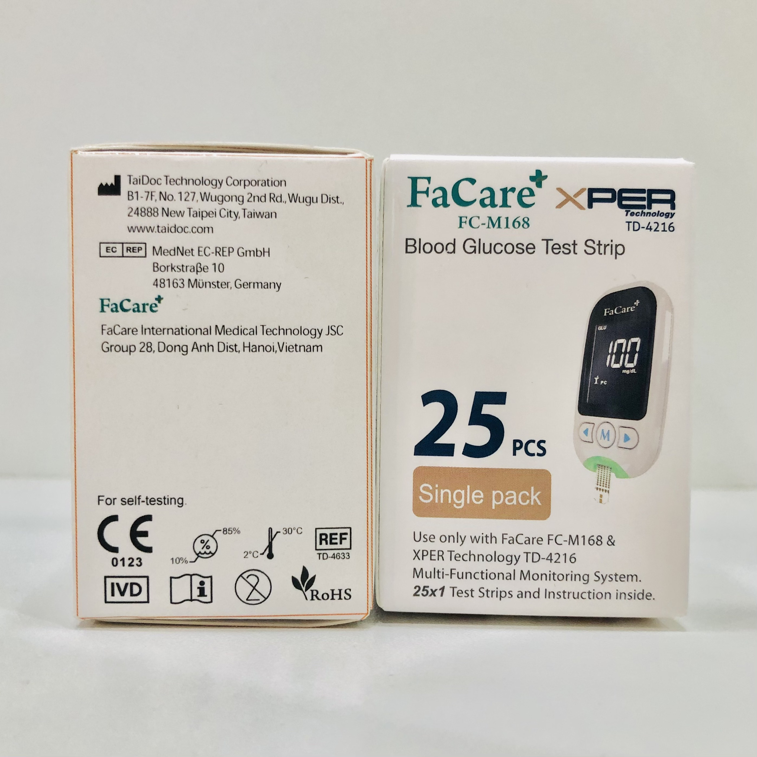 Que thử đường huyết Glucose dành cho máy đo Facare 5 trong 1 FC-M168 (TD-4216)