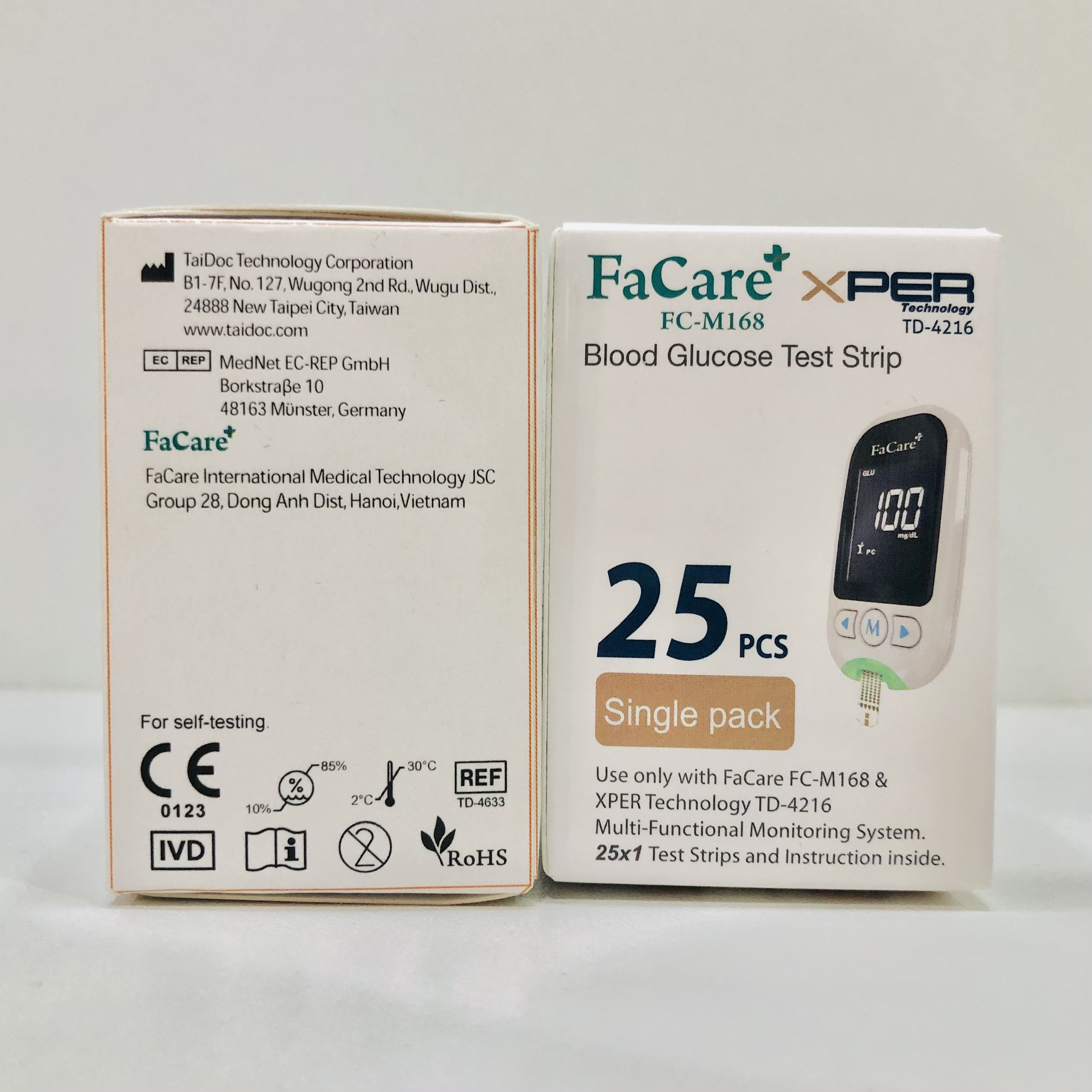 Que thử đường huyết Glucose dành cho máy đo Facare 5 trong 1 FC-M168