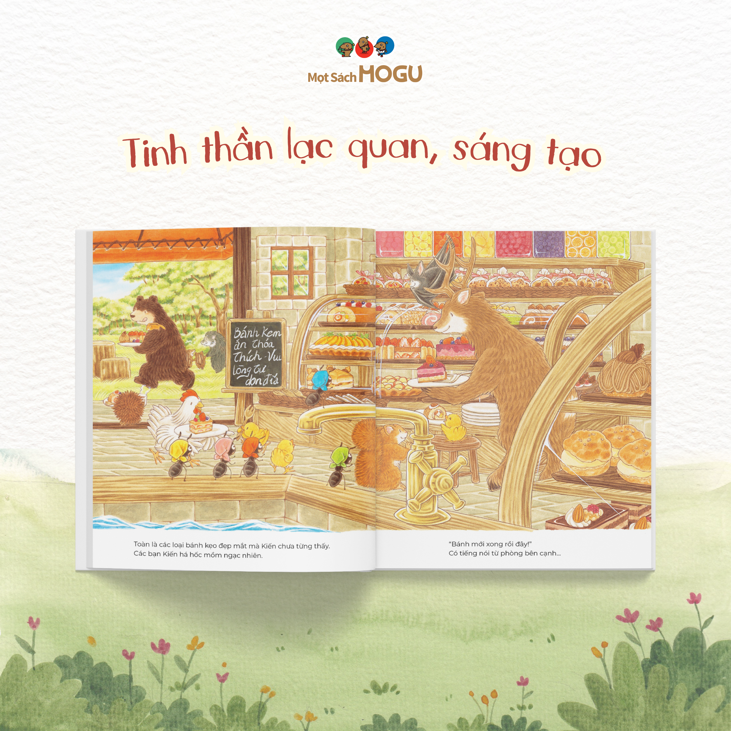 Truyện Ehon bé 3-4-5 tuổi - Tiệm bánh ngọt lừng danh