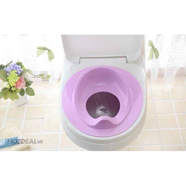 Lót bồn cầu NHỰA dẻo tiện dụng cho bé