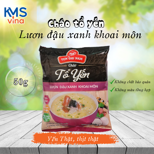 Cháo tổ yến lươn đậu xanh khoai môn 50g