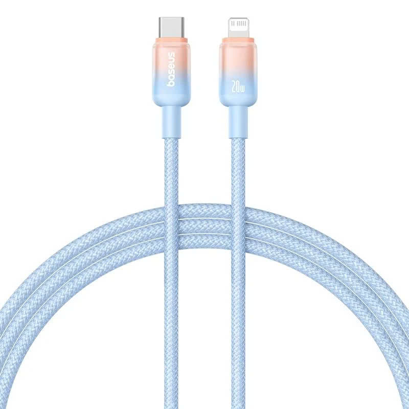 Cáp Sạc Nhanh C to ip Baseus Discolor Series 20W (480Mbps) hàng chính hãng