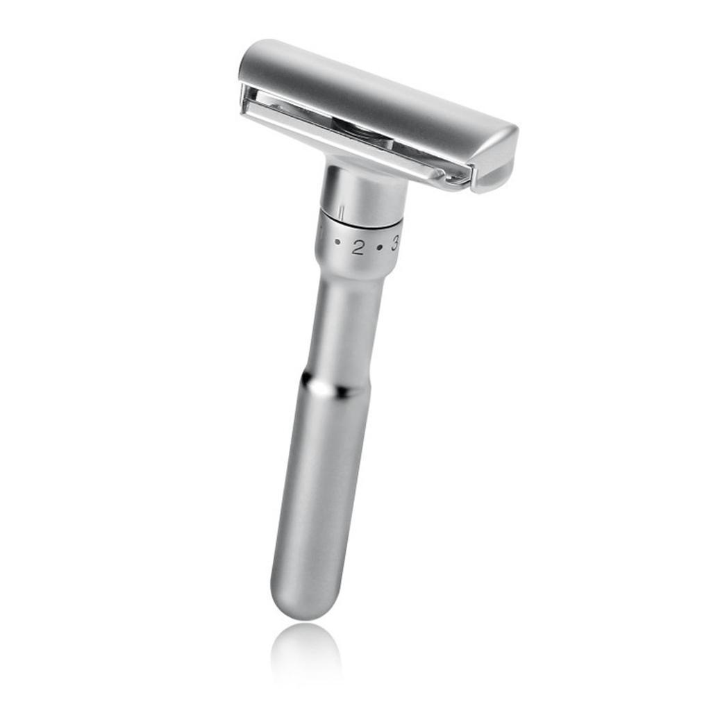Mens Classic Double Edge Safety Razor Beard Shaver + Free Stainless Steel Blades