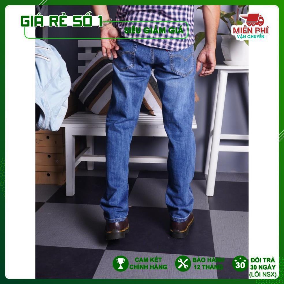 Quần bò Jeans ống đứng Cambodia co giãn nhẹ