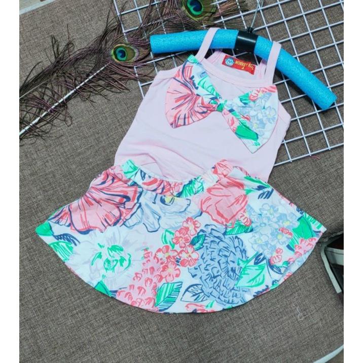 Sét áo 2 dây + váy cho bé cực xinh