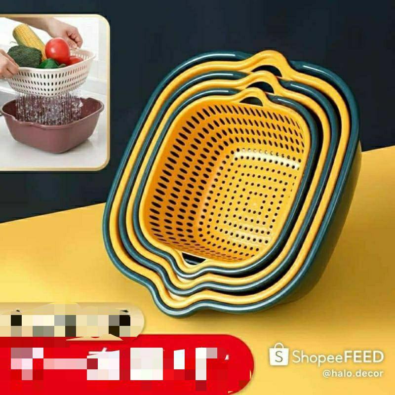 SET 6 MÓN RỔ VÀ CHẬU VUÔNG