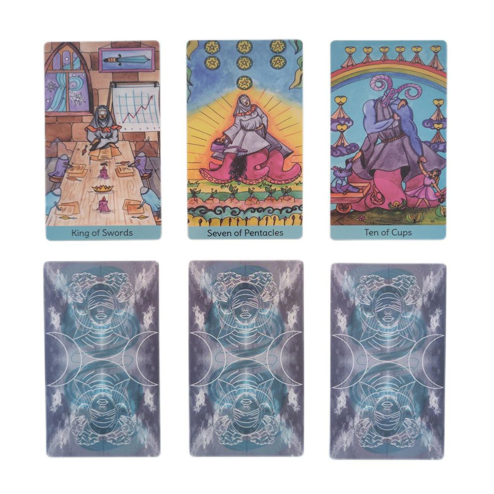 [Size Gốc] Bộ Bài Sea Witch Tarot 78 lá 7x12 cm đá thanh tẩy