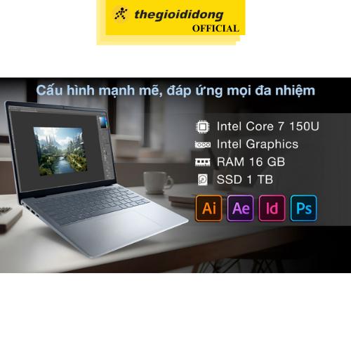 Laptop Dell Inspiron 14 5440 Core 7 150U/16GB/1TB/OfficeHS/Win11 (7FN5J) - Hàng Chính Hãng