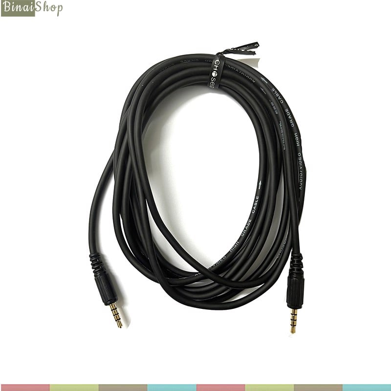 Choseal QA01BK - Cáp Âm Thanh 3.5mm TRRS-TRRS