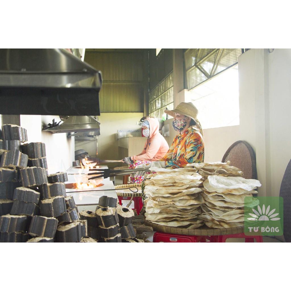 Chuối cuộn đậu phộng Tư Bông cao cấp 350g - ít ngọt mềm xốp với hương vị truyền thống chánh gốc Đồng Tháp