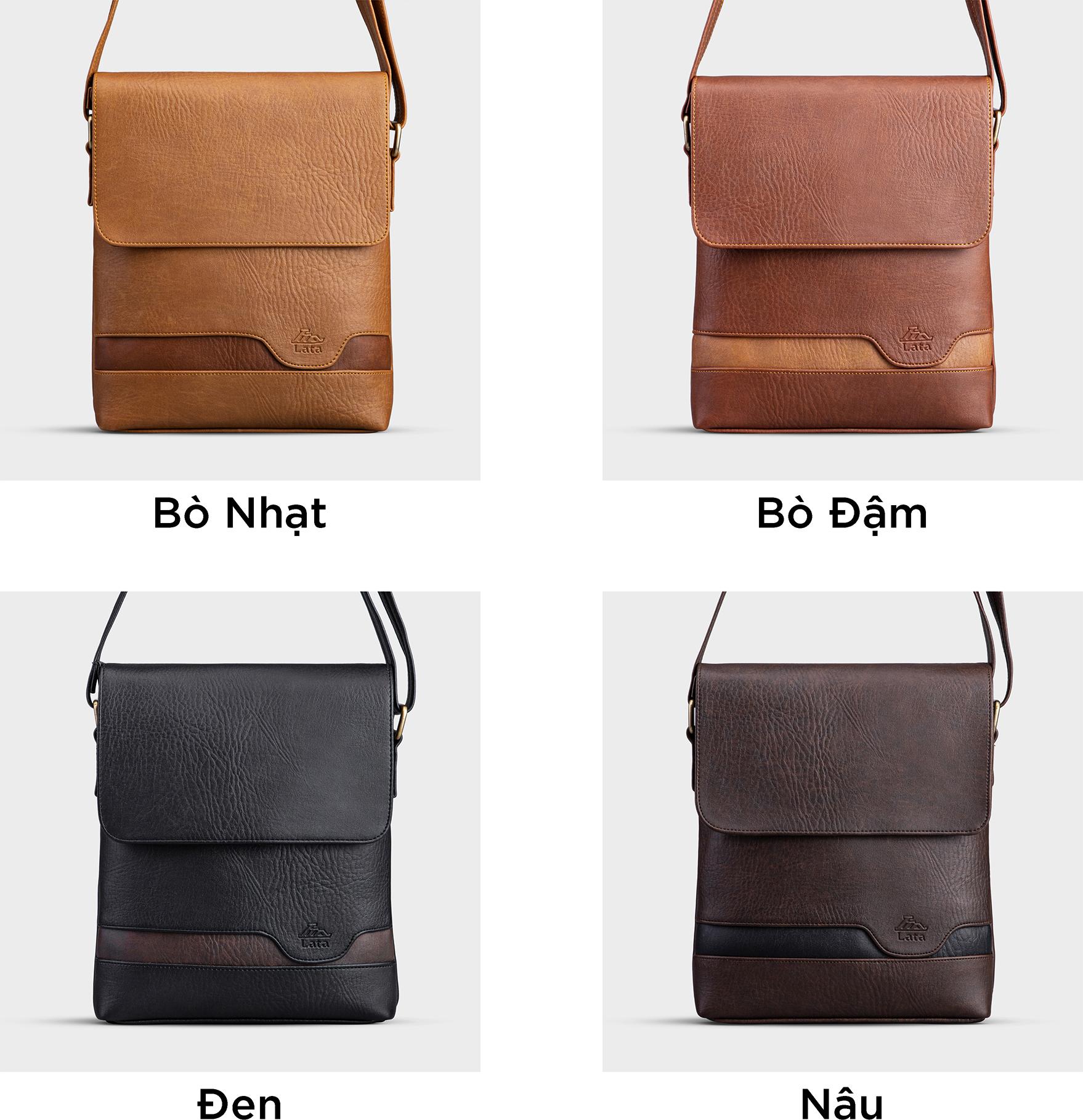 Túi Lata ( Thời trang nam đựng ipad - Túi đeo chéo da TN16 )