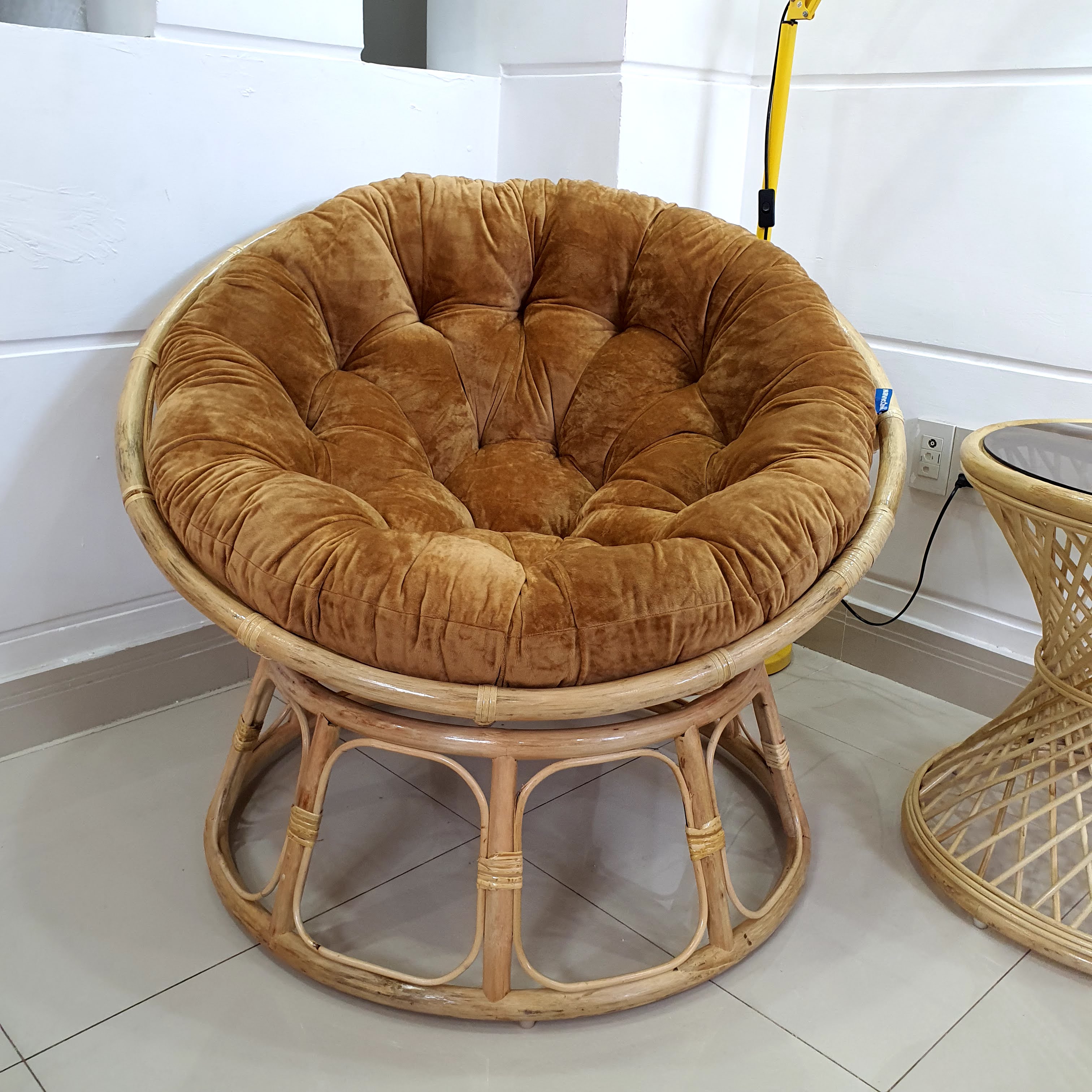 Ghế thư giãn papasan (xanh rêu) 