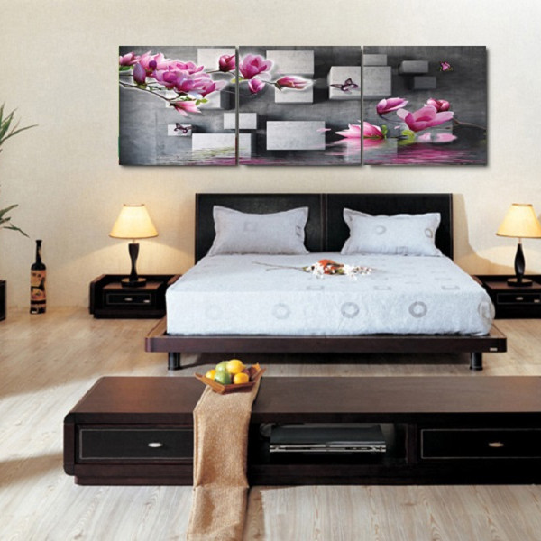 Tranh Treo Hoa 3D - Tranh Treo Phòng Ngủ - M041