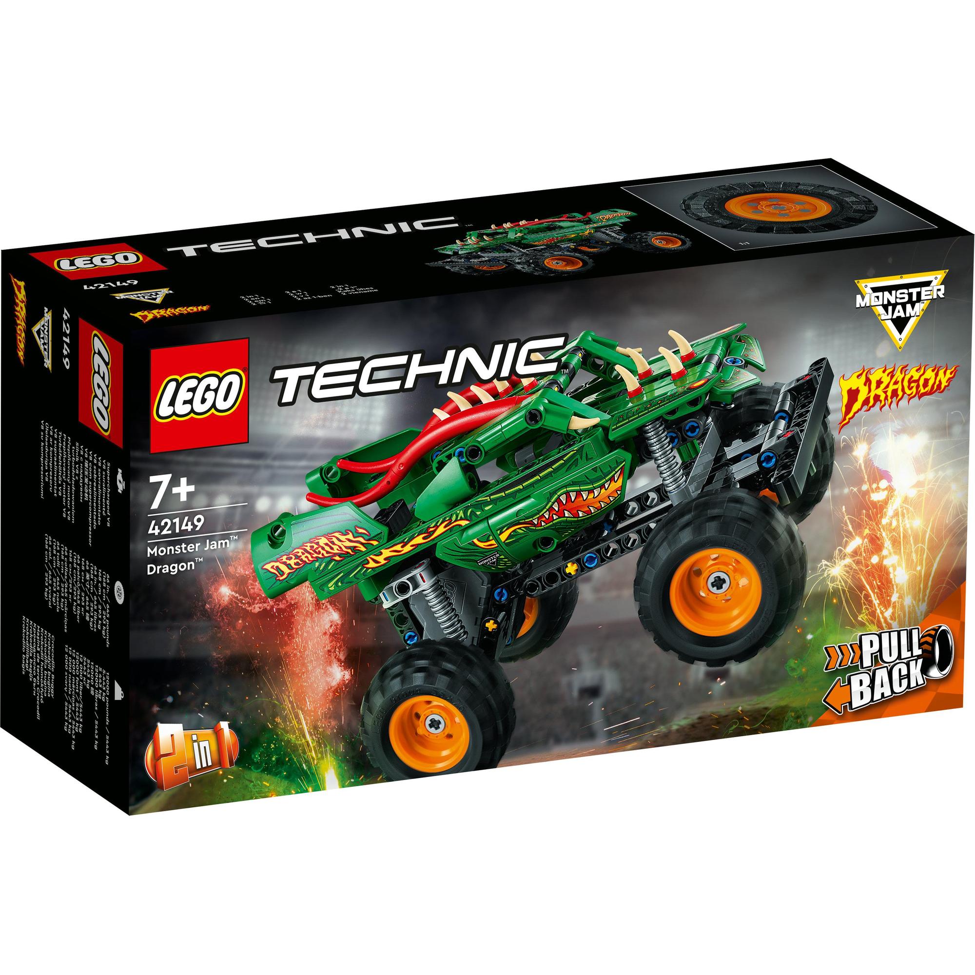 LEGO Technic 42149 Chiến Xe Monster Jam Dragon (217 Chi Tiết)