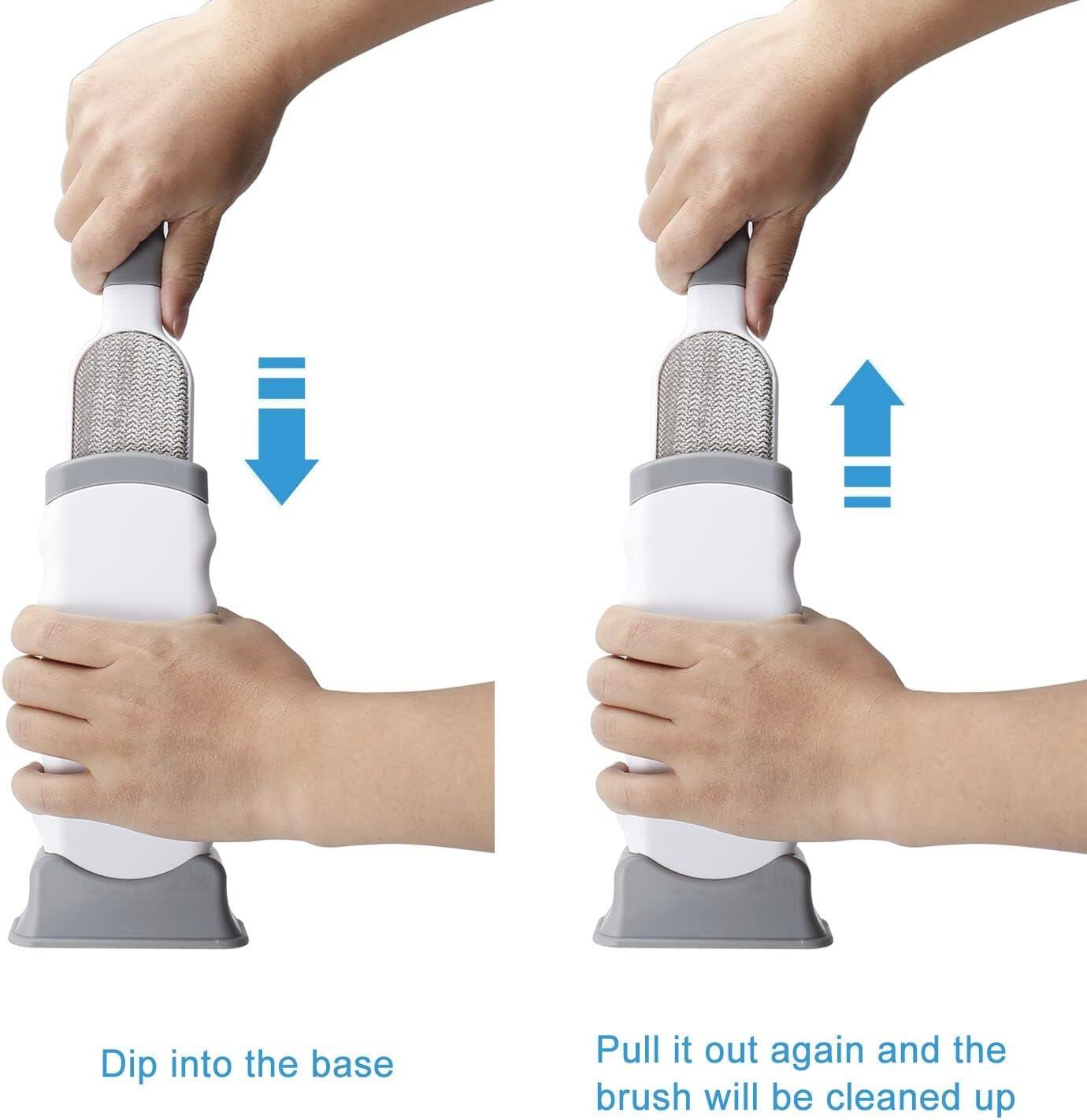 Bàn Chải Tẩy Lông Cho Thú Cưng/Mèo - Bàn Chải Tẩy Lông Cho Thú Cưng Magic Có Thể Tái Sử Dụng - Bàn Chải Làm Sạch Lông Cho Chó/Mèo Magic Pet