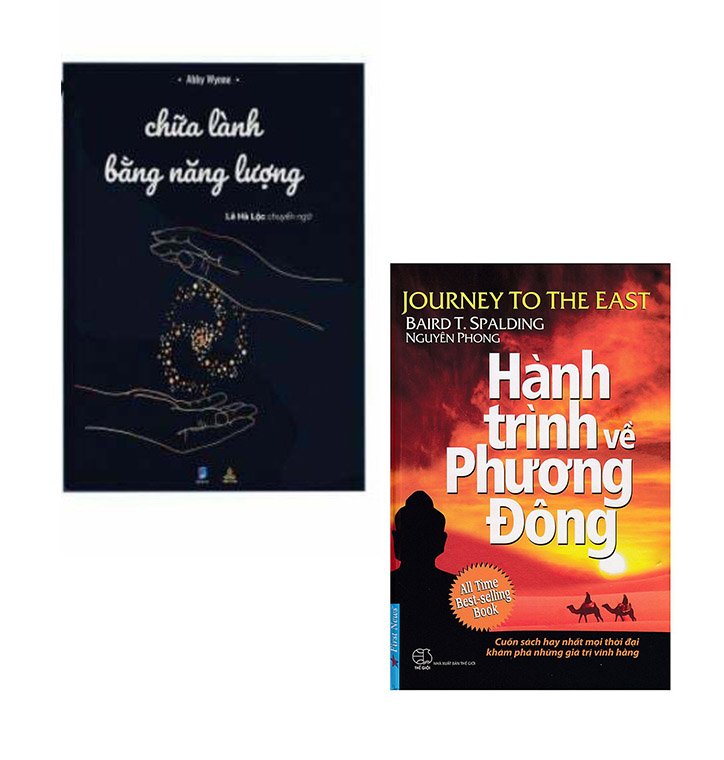 Combo 2 cuốn: Chữa Lành Bằng Năng Lượng + Hành Trình Về Phương Đông ( Tặng Kèm Bookmark)