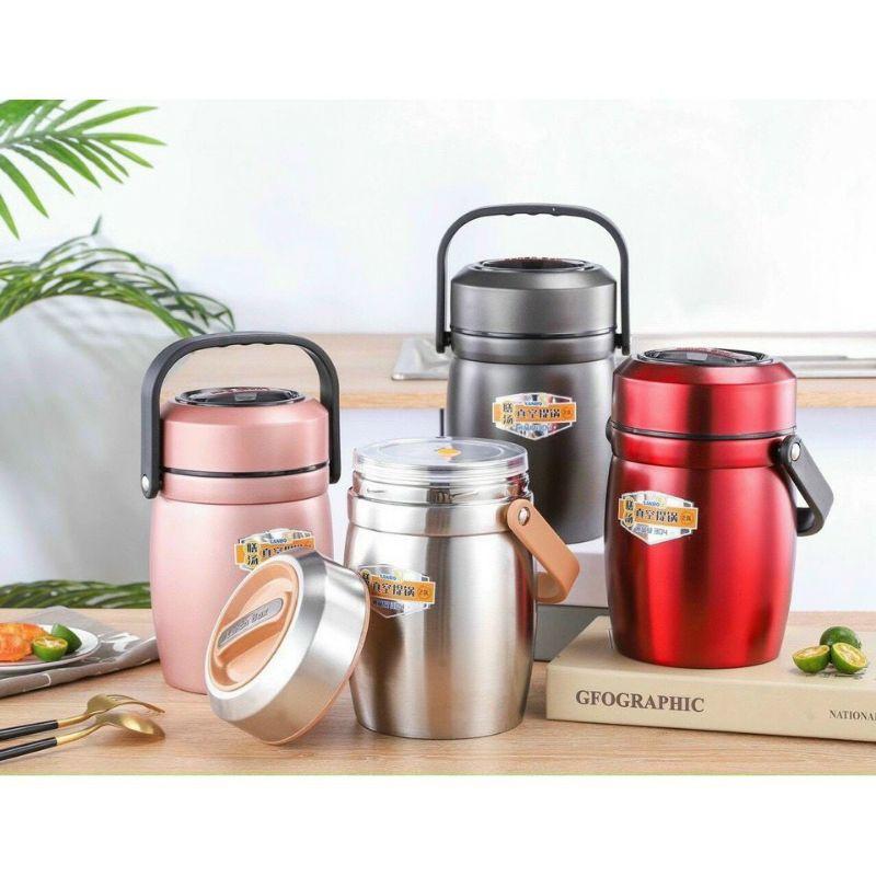 Cặp lồng Inox 304 1,6L Giữ Nhiệt - Chống Tràn Chính Hãng