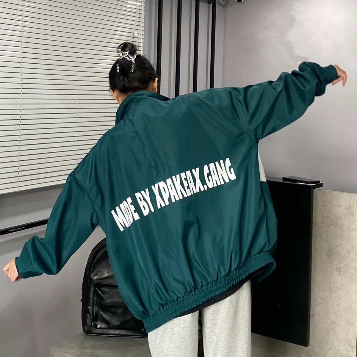 Áo khoác dù local brand nam nữ oversize , Jacket Jacket Xpakeax Gang form rộng , chất dù dày dặn 2 lớp unisex - Gin store