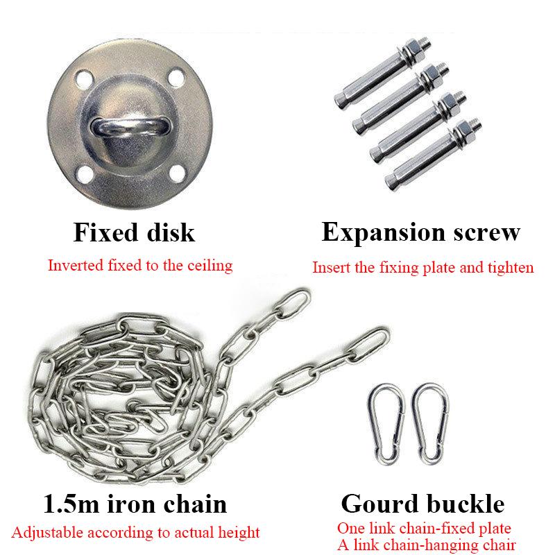 Treo Bộ Võng Giá Đỡ Dây Chuyền Bộ Dụng Cụ Giới Tính Xoay Móc Khóa Trần Bộ Phụ Kiện Treo Ghế Tập Thể Hình Trên Không Tập Yoga