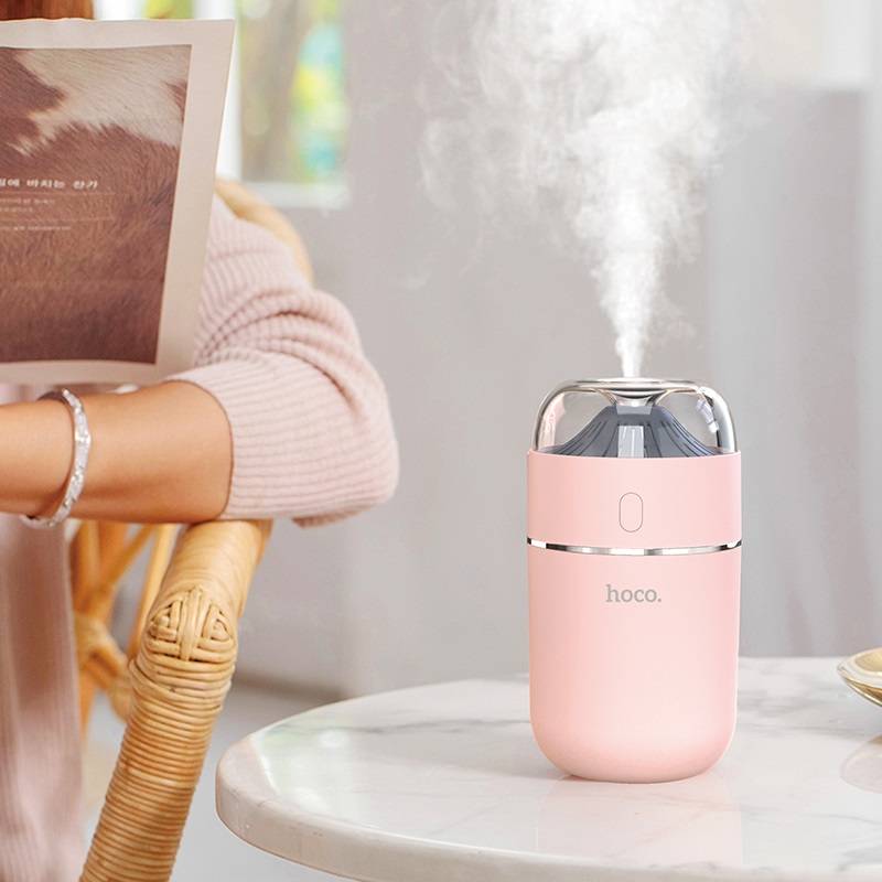 Máy Tạo Độ Ẩm Cao Cấp Cầm Tay Hoco Mini HUMIDIFIER Aroma - Hàng Chính Hãng