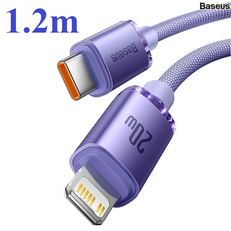 Cáp sạc C to L PD20W siêu bền cho iP Baseus Crystal Shine CAJY000201  - Hàng chính hãng