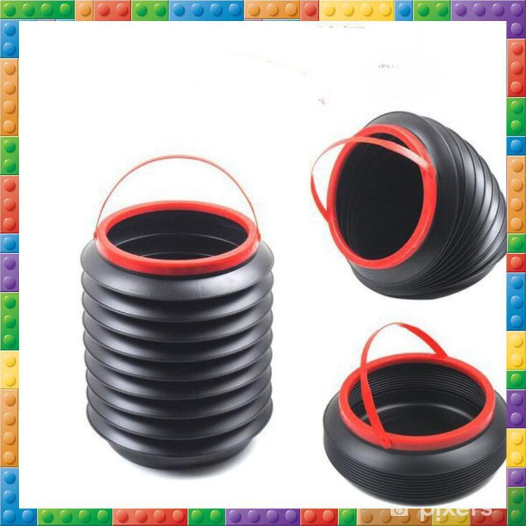 Thùng Rác Gấp Gọn Co Giãn Siêu Tiện Dụng, Thùng Rác Xe Ô Tô Có Thể Treo Lên Ghế , Xô Rửa Xe , Xô Câu Cá 3 lít