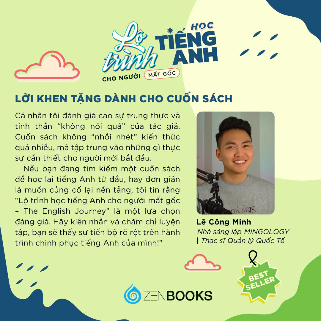 Lộ Trình Học Tiếng Anh Cho Người Mất Gốc - The English Journey - Nguyễn Thị Xuân Quỳnh