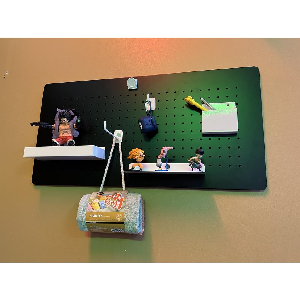 Bảng lỗ Pegboard Dola Home kim loại cao cấp tiện dụng trang trí phòng khách phòng ngủ phòng làm việc bảo hành 12 tháng