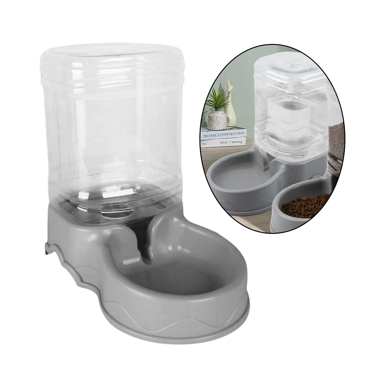 2x Automatic Cat Feeder, Transparent Timed Cat Feeder Only for Dry Food Cat