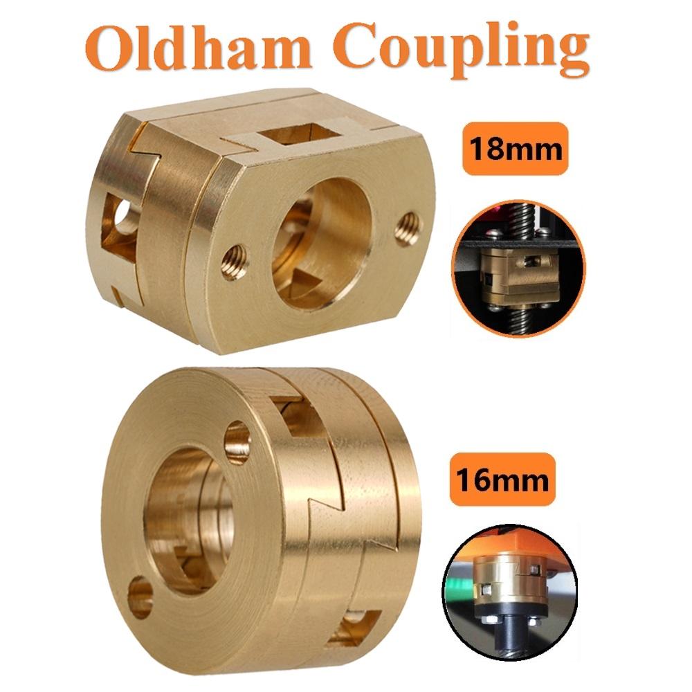 Khớp nối OLDHAM Khớp nối 18mm cho Máy in 3D Creality CR10 S4 S5 CR10S PRO Ender3 Pro V2 3S Khớp nối trục Z 16mm cho vít T8