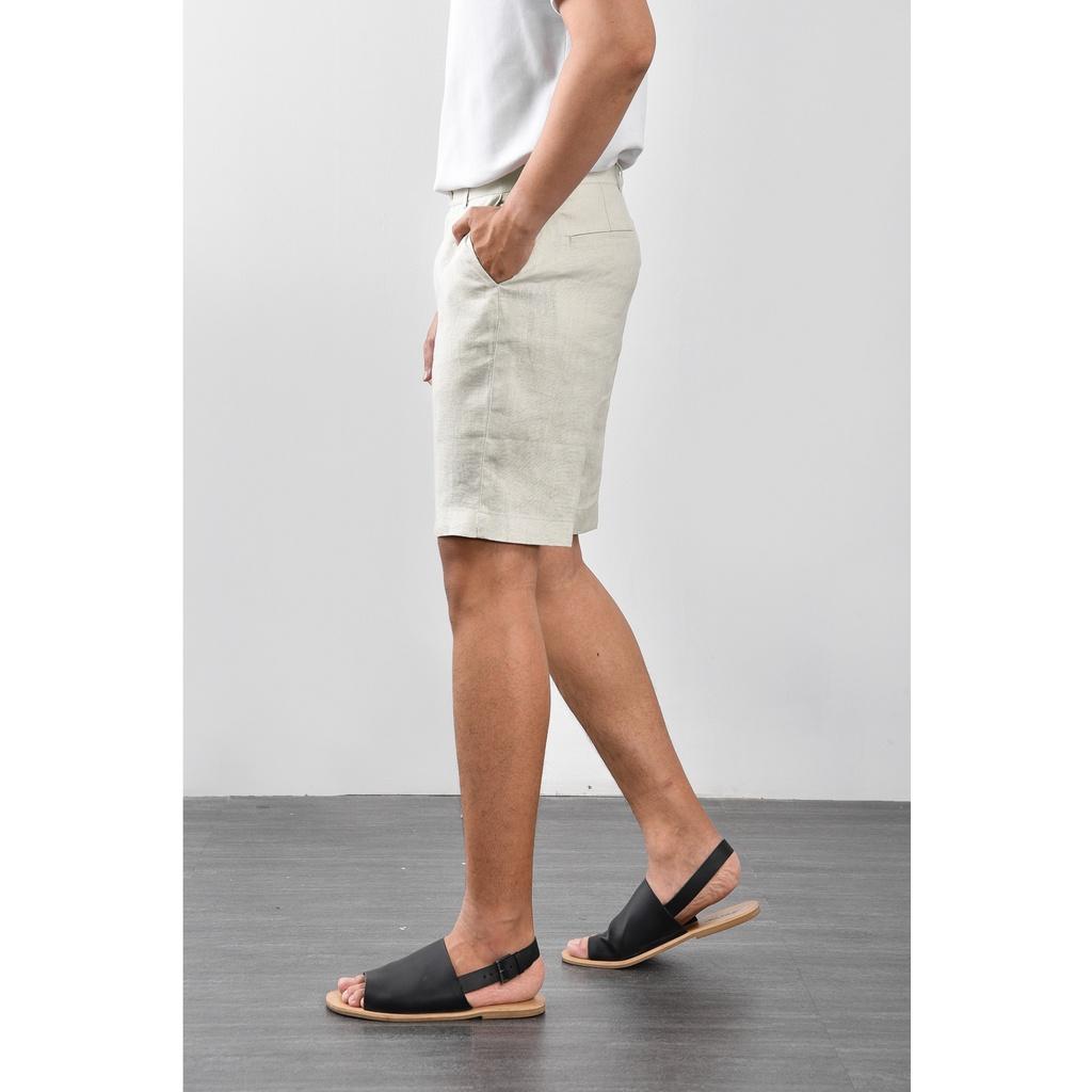 Quần Short nam LINEN form suông mới - chất xịn đẹp 10S21PSH028 | LA STORE MENSWEAR