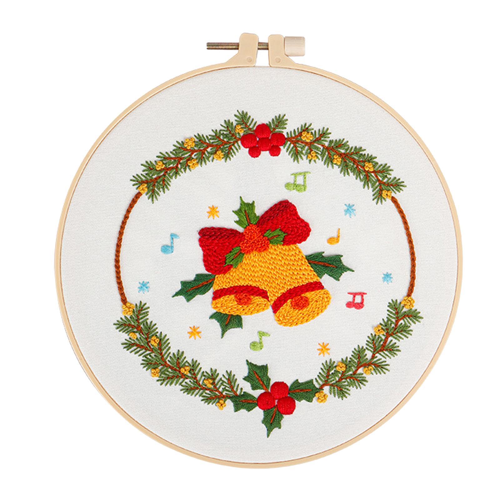 Christmas Embroidery Cross Stitch Set for Adults