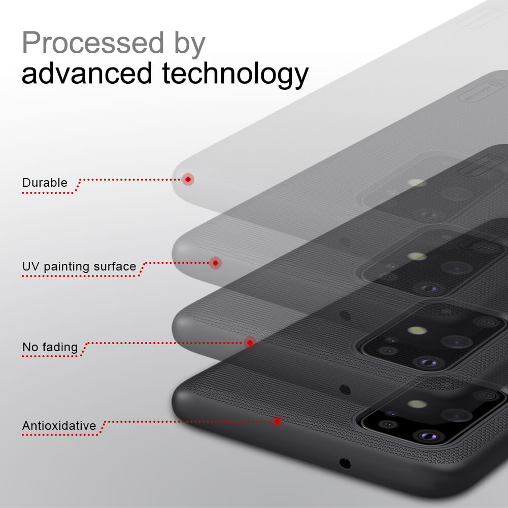 Ốp Lưng Sần chống sốc cho Samsung Galaxy S20 Plus hiệu Nillkin Super Frosted Shield - Hàng Chính Hãng