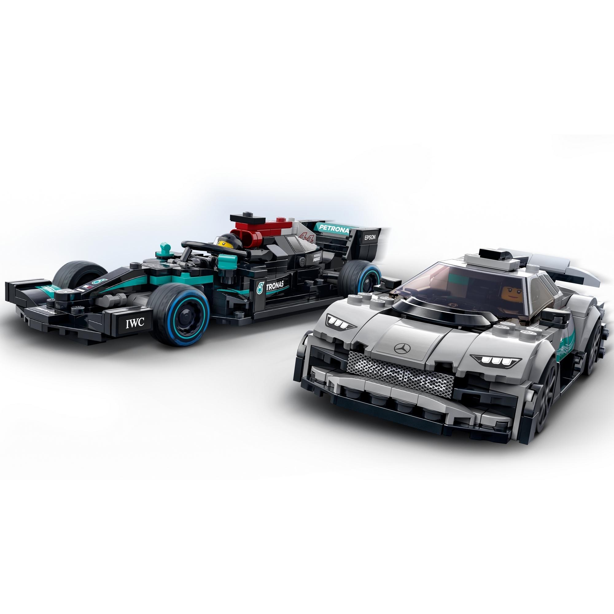 LEGO Speed Champions 76909 Siêu Xe Mercedes-AMG F1 W12 E Performance & Mercedes-AMG Project One (564 chi tiết)