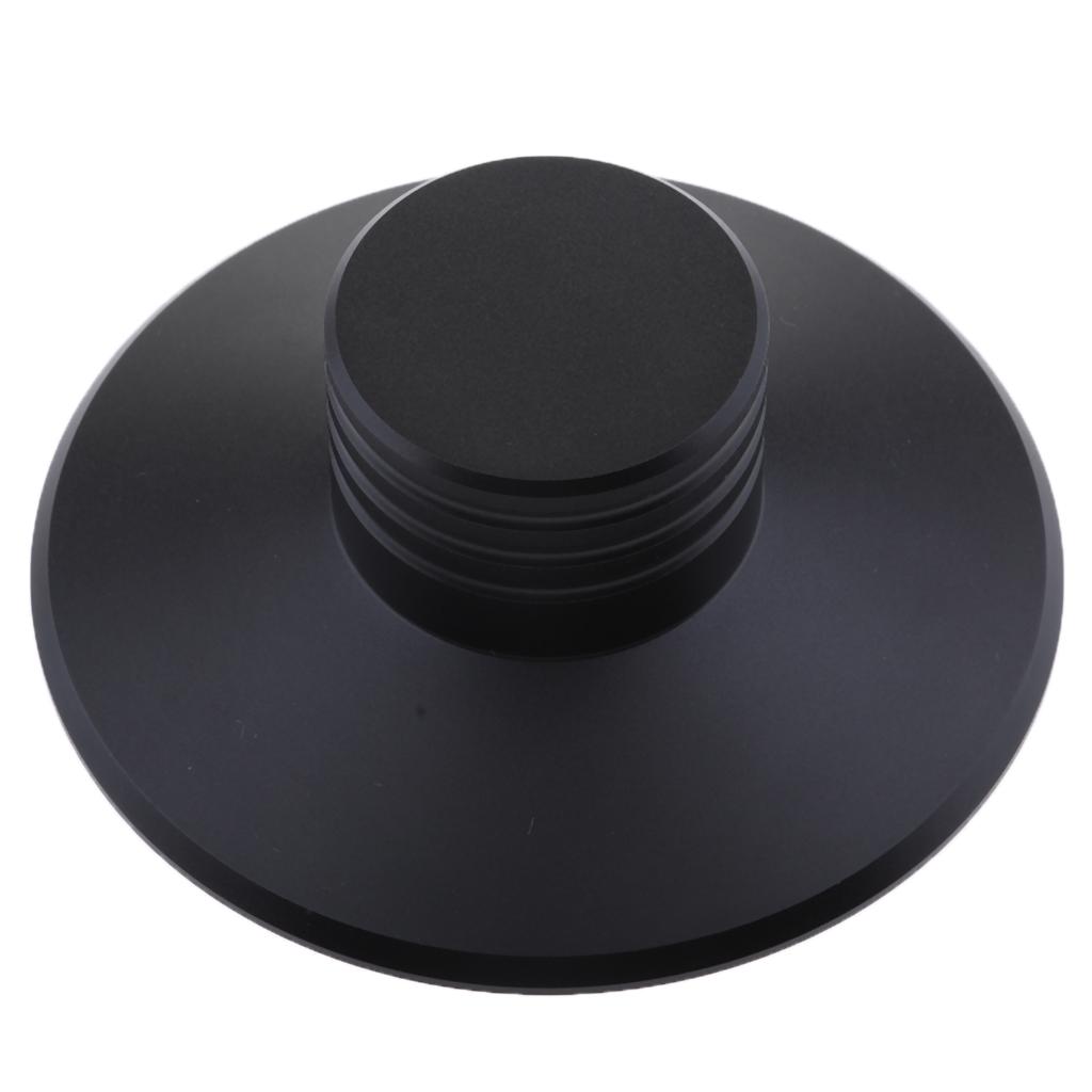 Audio LP Vinyl Turntables Metal Disc Stabilizer Record Weight/clamp with EP record Adapter Black