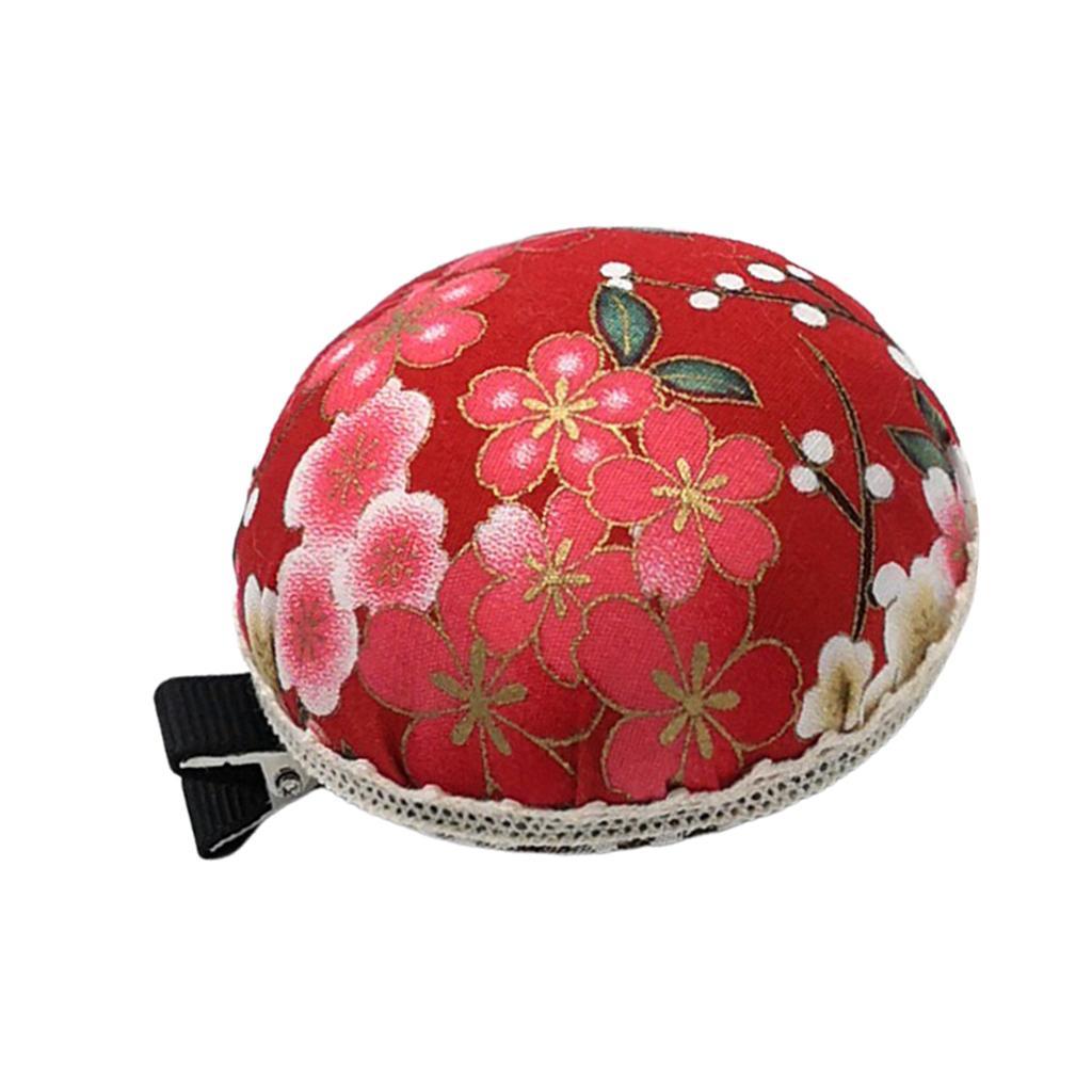 Cloth Pincuhion With Clip Insertion For Cross Stitch Sewing Patchwork