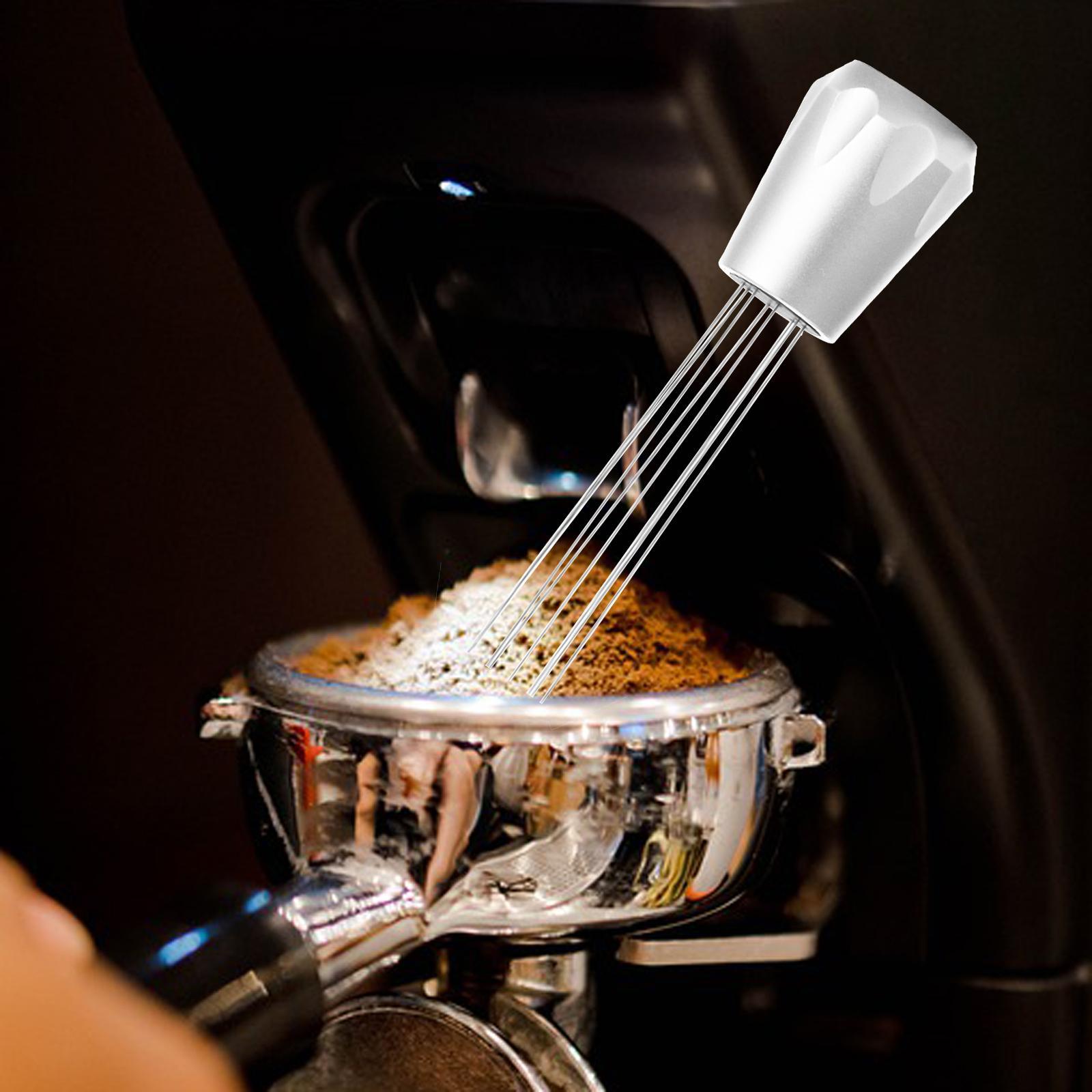 2x Coffee Powder Tamper Distributor Coffee Leveler Tools Home Hotel Kitchen