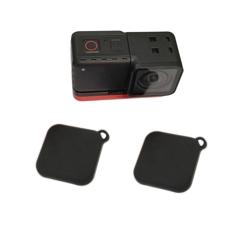 Ống kính silicon để bảo vệ ống kính che cho Insta 360 One R góc rộng góc bảo vệ chống bụi cho vỏ