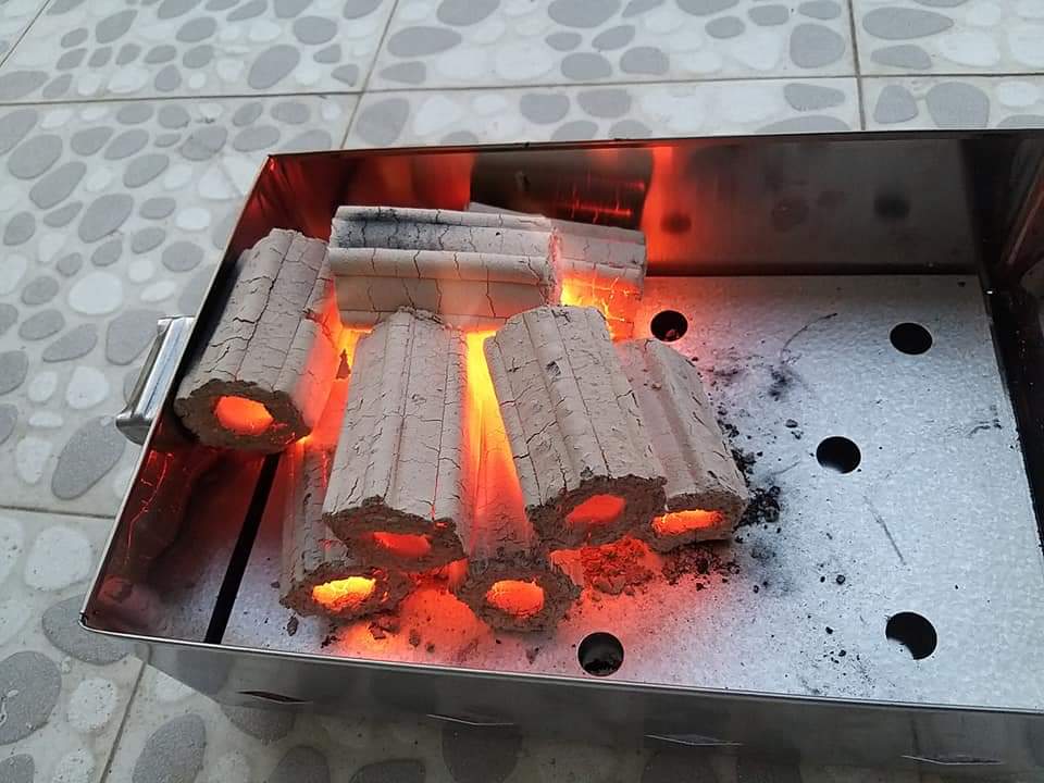 5KG Than Sinh Học không khói nướng bbq dành cho nhà hàng quán ăn bình dân