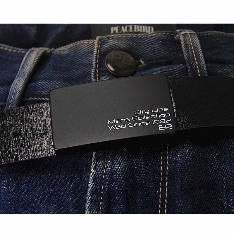 Nam Đơn Giản Dây Thắt Lưng Da Thật Nam Đen Chính Thức Mặc Dây Cho Phù Hợp Với Đám Cưới Thắt Lưng Nam Quần Dây Thắt Lưng Người Tặng