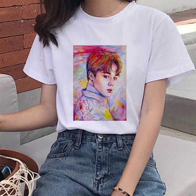 Áo phông Jhope BTS Nét Vẽ Sắc Màu