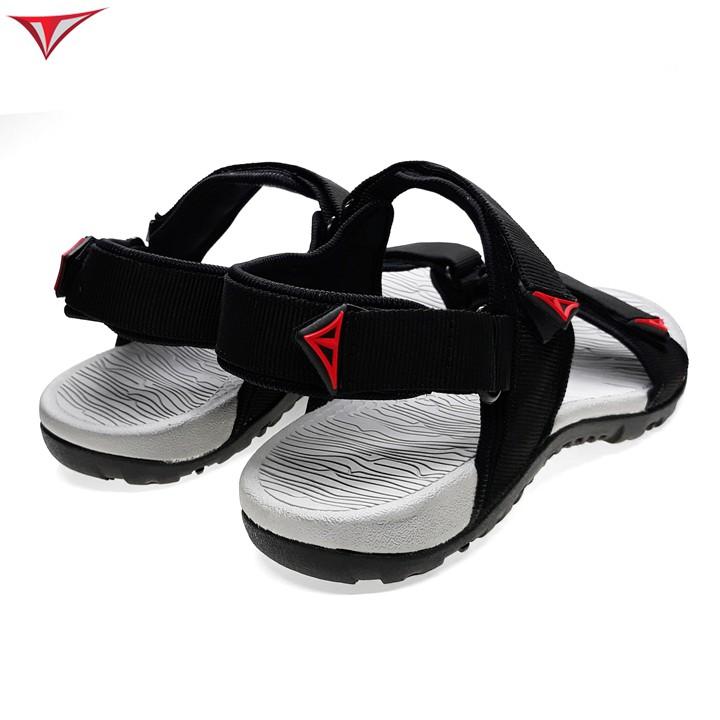 Giày Sandal Nam Nữ Việt Thủy Hai Quai Ngang Đen - VT016