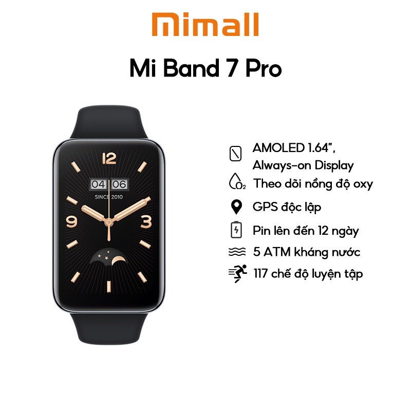 Vòng đeo tay thông minh Xiaomi Band 7 Pro - Hàng nhập khẩu