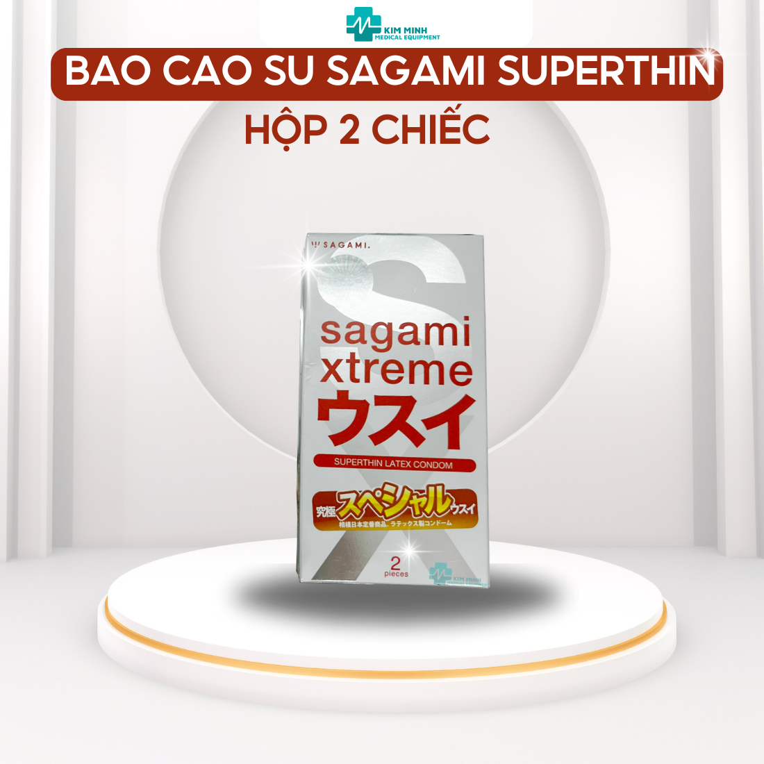 Hình ảnh Bao Cao Su Sagami Xtreme Superthin - Nhật Bản mỏng 003 hộp 2 chiếc, 10 chiếc