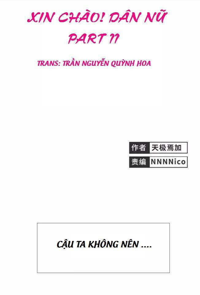 xin chào! dân nữ chapter 11 1