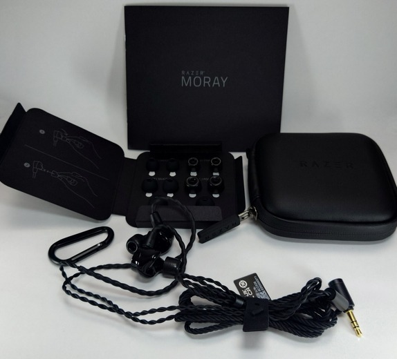 Tai nghe có dây nhét tai Razer Moray-Ergonomic In-ear Monitor for All-day Streaming_Mới, hàng chính hãng