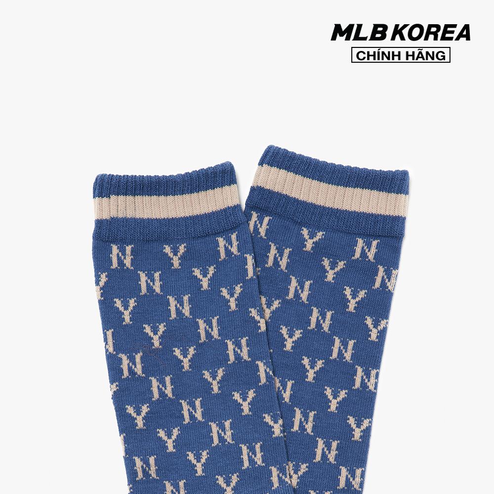 MLB - Vớ cổ cao Monogram Stripe 3ASOL0416-50BLD