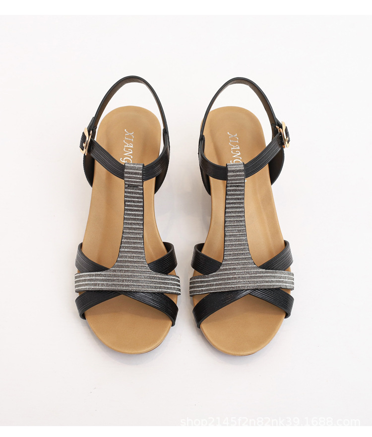 Giày quai ngang nữ giày sandals nữ dép quai hậu nữ cao 5 cm - DQH.320-97A