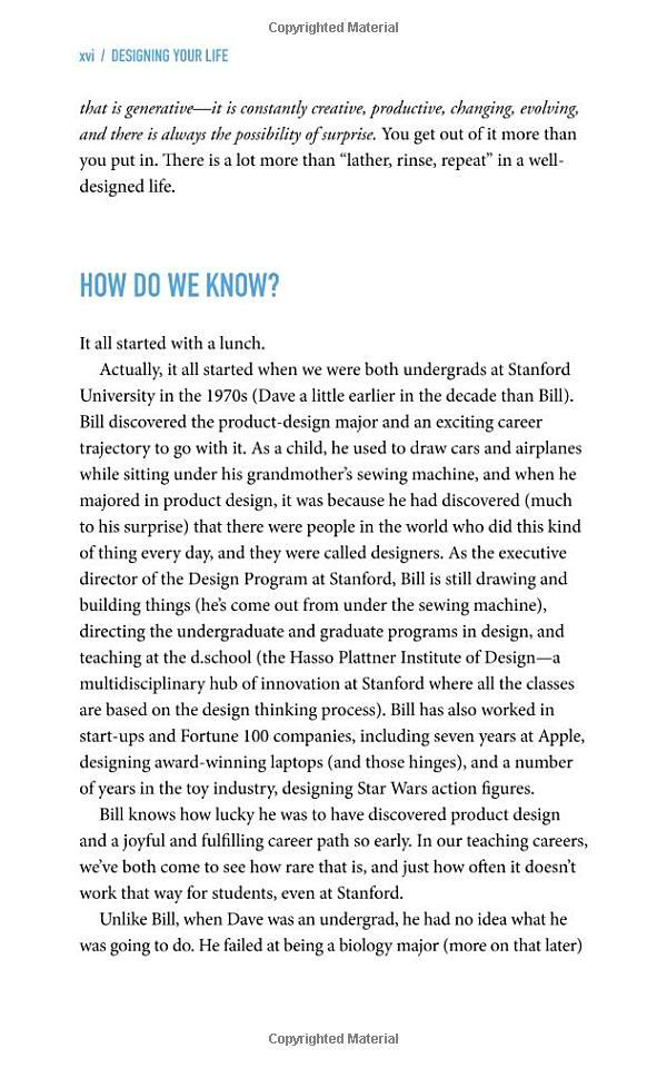 Designing Your Life : Build A Life That Works For You